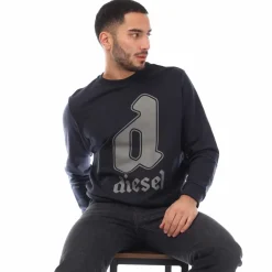 Sweatshirts*Diesel S-Gir 13-1 Sweatshirt in Navy
