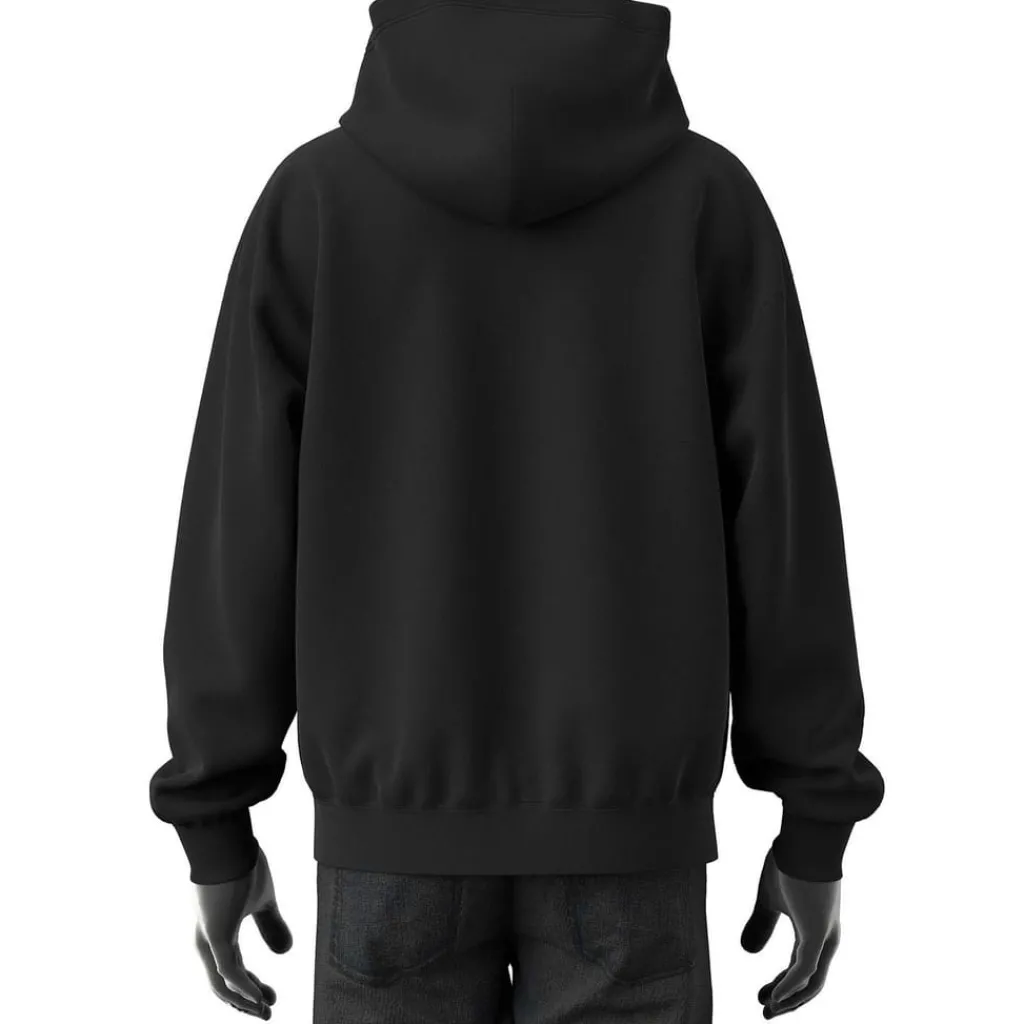 Sweatshirts*Diesel S-Nlabel-Hood-L1 Hoodie in Black