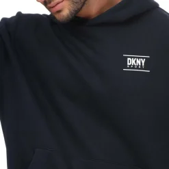 Sweatshirts*DKNY Printed Logo Blackwater Hoodie in Navy