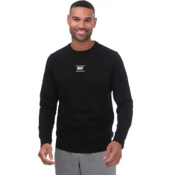 Sweatshirts*DKNY Printed Logo Crewneck Sweatshirt in Black
