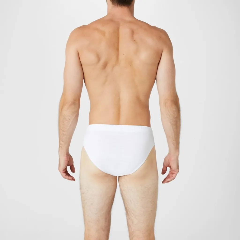 Underwear And Socks*Donnay Essential Mens 5 Pack Briefs in White