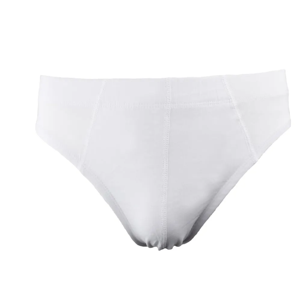 Underwear And Socks*Donnay Essential Mens 5 Pack Briefs in White