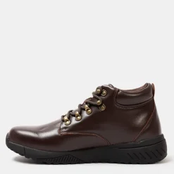 Boots*Donnay Mens Leather Casual Chukka Boots in Brown