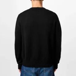 Knitwear*DSquared2 Bear Logo Knitted Jumper in Black