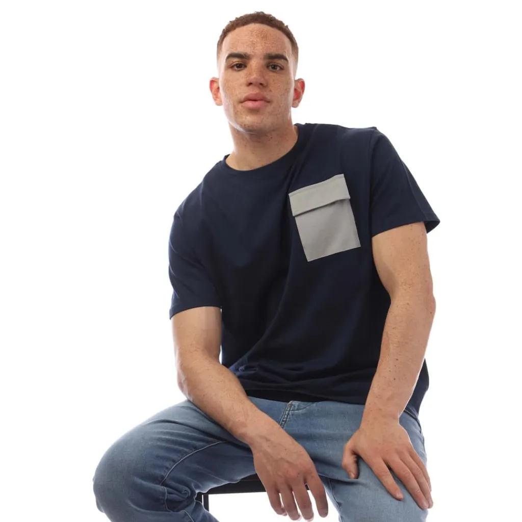 T-Shirts And Vests*Duck and Cover Limatar T-Shirt in Navy
