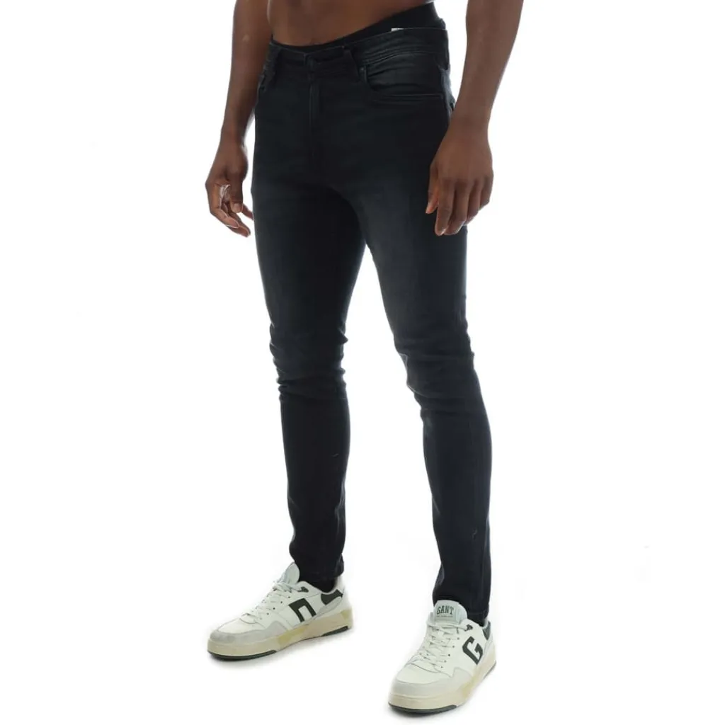 Jeans*Duck and Cover Overburg Tapered-Fit Jeans in Black