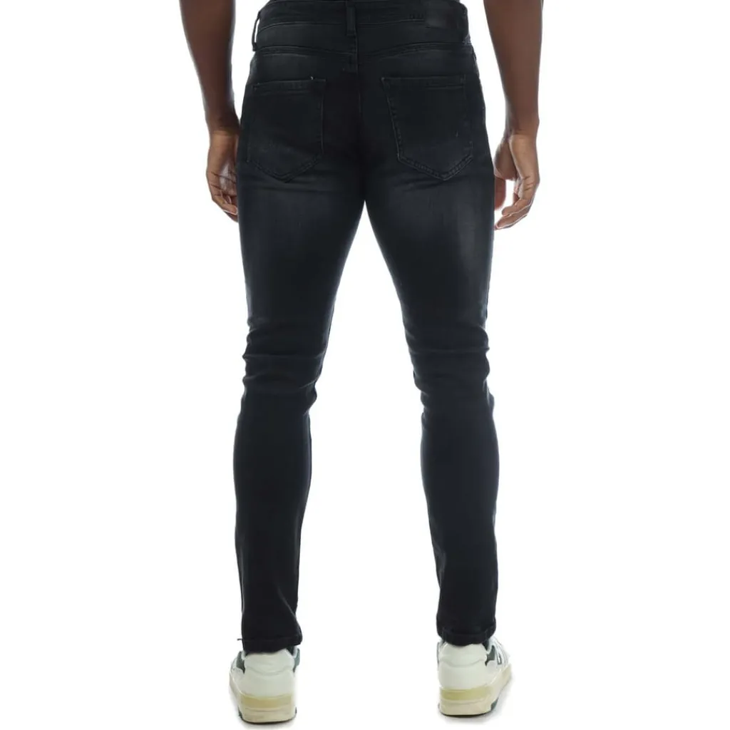 Jeans*Duck and Cover Overburg Tapered-Fit Jeans in Black