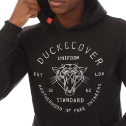 Hoodies|Sweatshirts*Duck and Cover Raylan Graphic Hoodie in Black