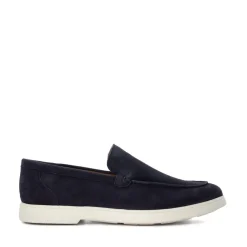Shoes*Dune London Bentonn Suede Loafers in Navy