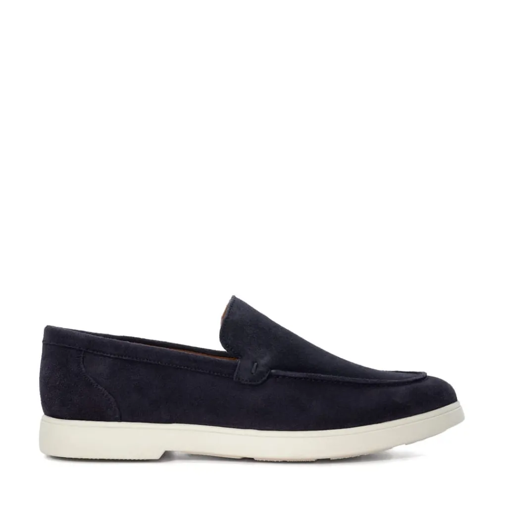 Shoes*Dune London Bentonn Suede Loafers in Navy
