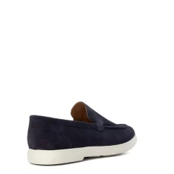Shoes*Dune London Bentonn Suede Loafers in Navy