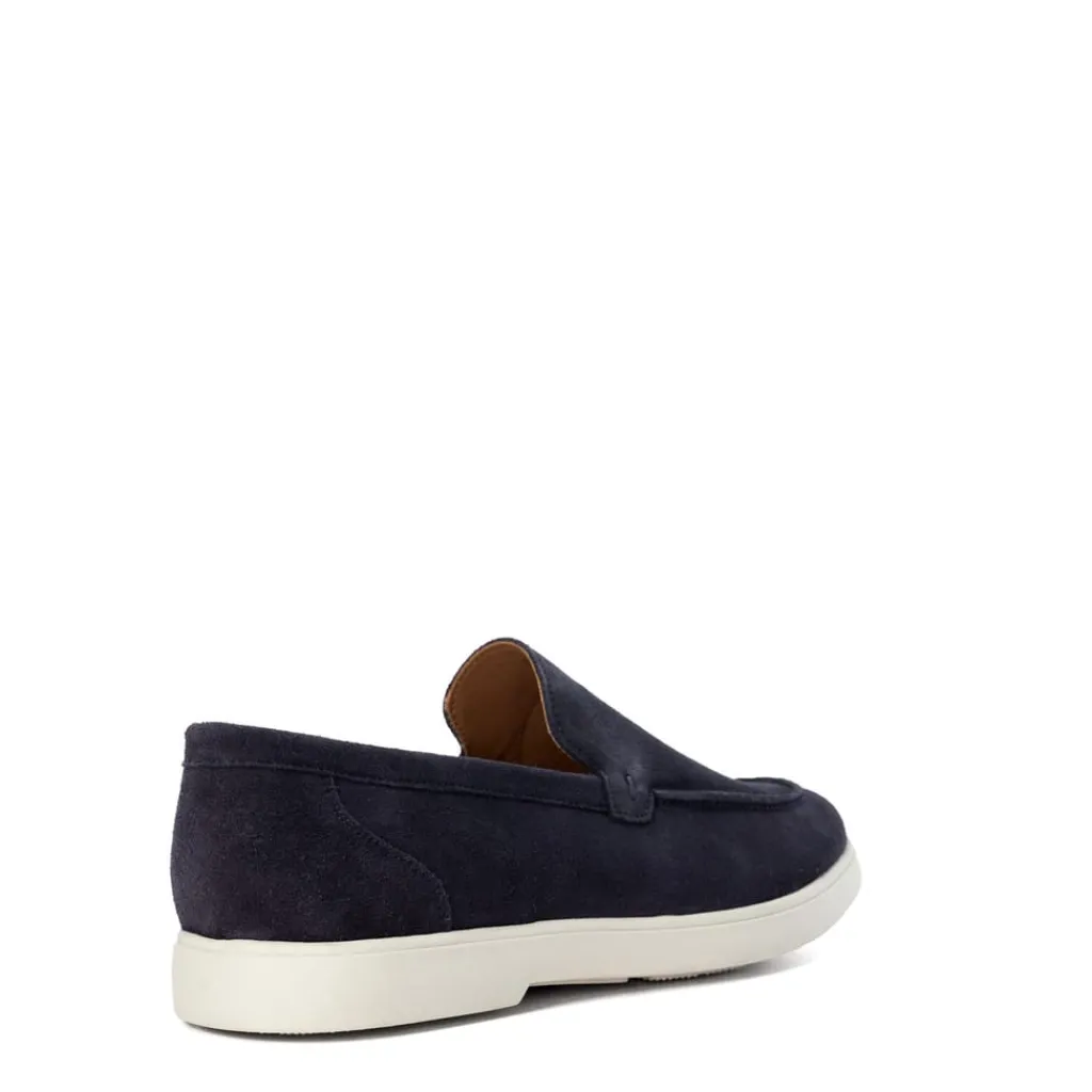 Shoes*Dune London Bentonn Suede Loafers in Navy