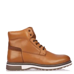 Boots*Dune London Contor Flat Ankle Boots in Brown