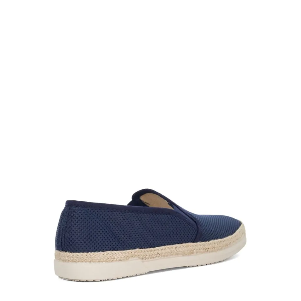 Beach Shoes*Dune London Flat Heel Espadrille Shoes in Blue