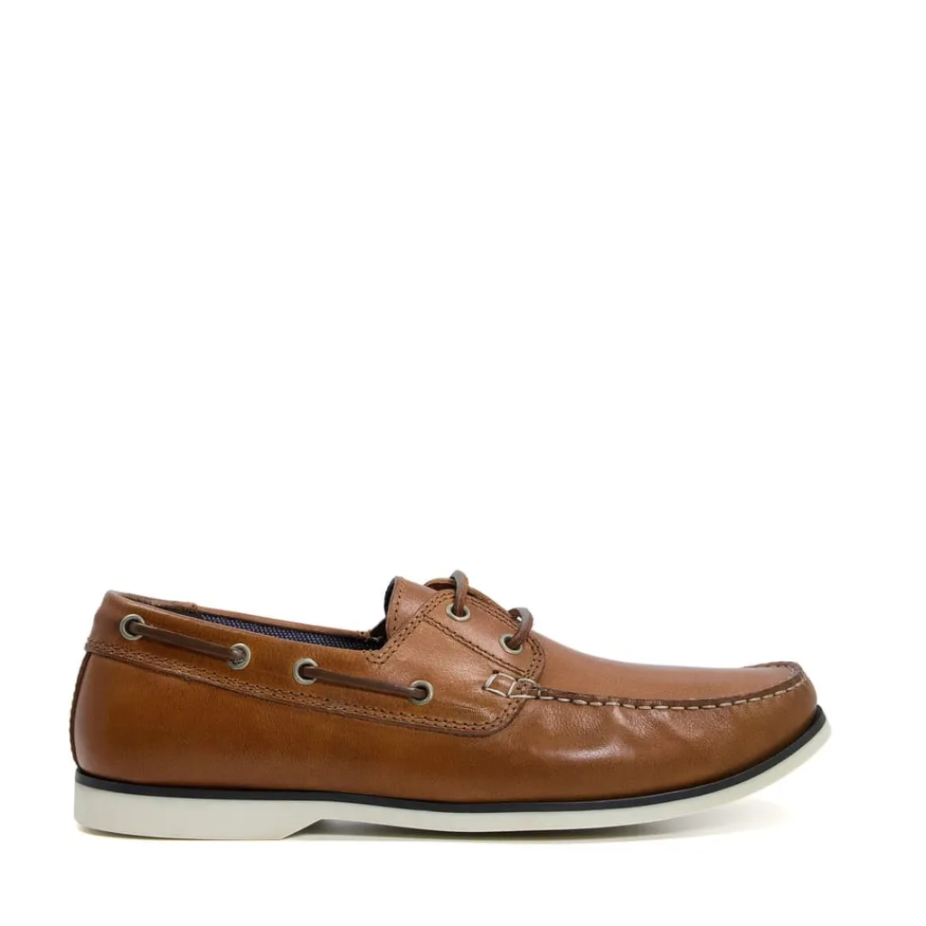 Shoes*Dune London Sail Boat Shoes in Tan