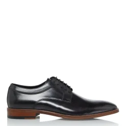 Shoes*Dune London Sparrows Leather Gibson Shoes in Black