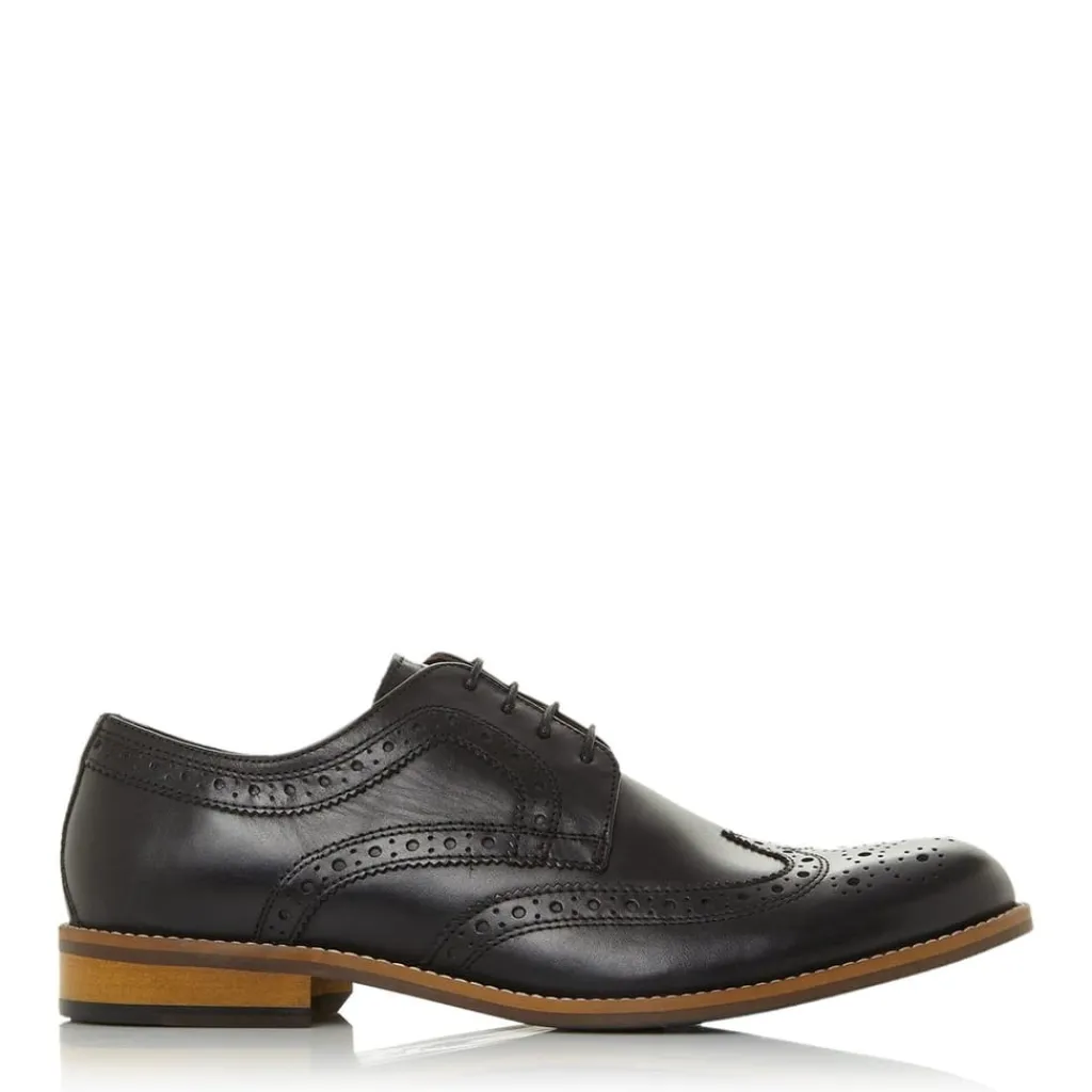 Shoes*Dune London Steve Brogue Oxfords in Black