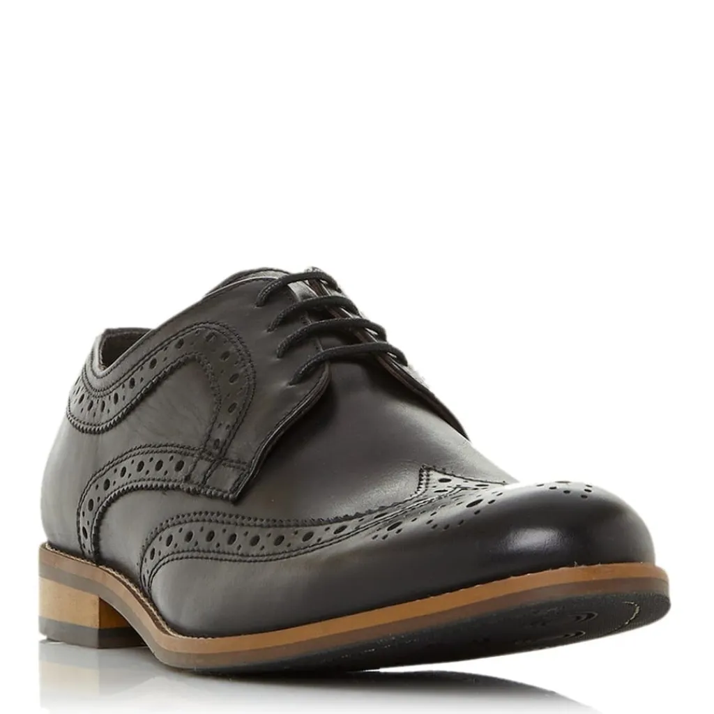 Shoes*Dune London Steve Brogue Oxfords in Black