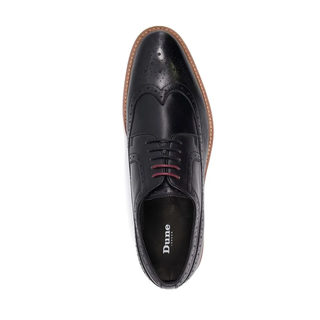Shoes*Dune London Wingtip Brogues in Black