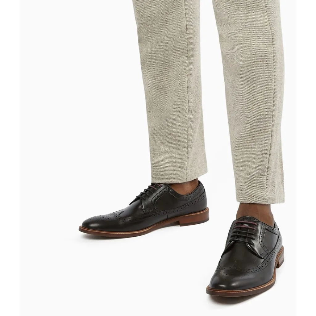 Shoes*Dune London Wingtip Brogues in Black