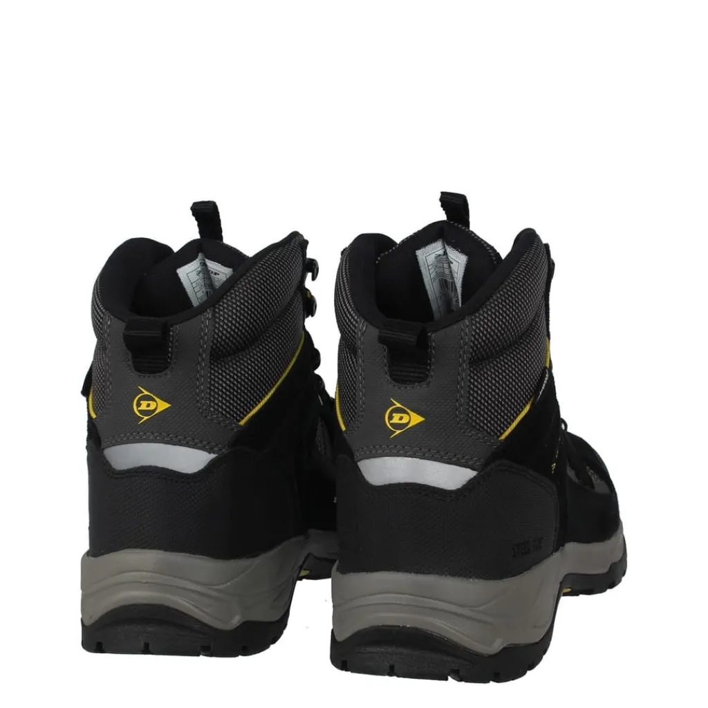 Boots*Dunlop Illinois Mens Steel Toe Cap Safety Boots in Black