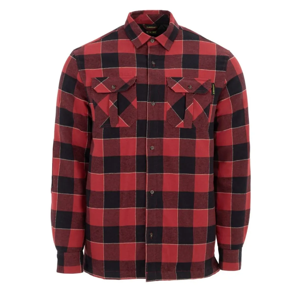 Hoodies*Dunlop Lumber Shirt in Red