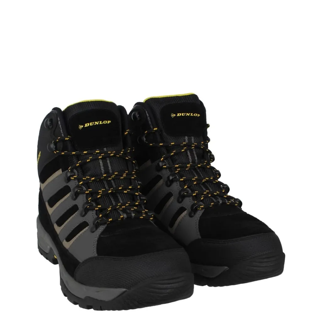 Boots*Dunlop Michigan Mens Steel Toe Cap Safety Boots in Black