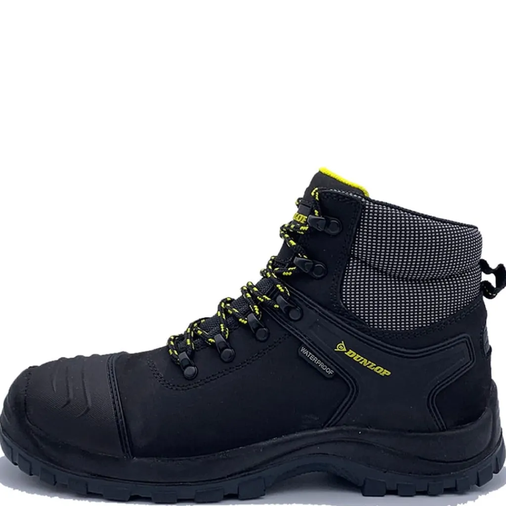 Boots*Dunlop S3 Steel Toe Safety Boots in Black