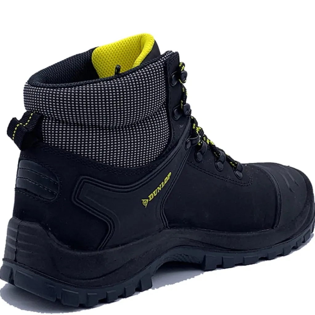 Boots*Dunlop S3 Steel Toe Safety Boots in Black