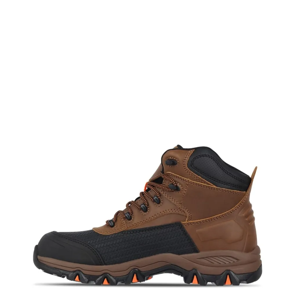 Boots*Dunlop Tulsa Safety Boots in Brown