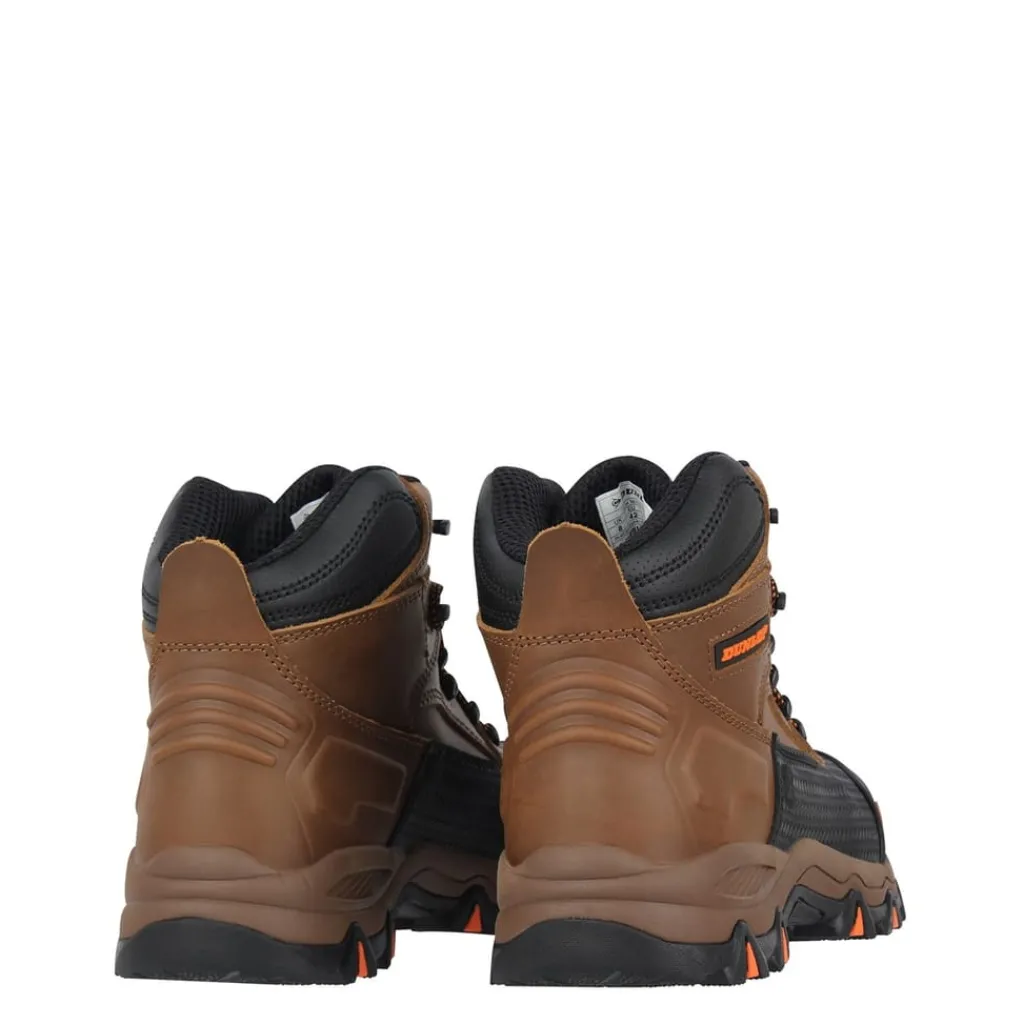Boots*Dunlop Tulsa Safety Boots in Brown