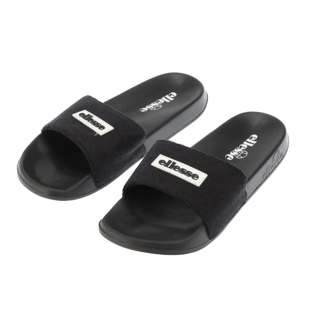 Beach Shoes*Ellesse Laxxes Slide in Black