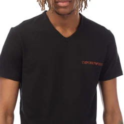 T-Shirts And Vests|Underwear And Socks*Emporio Armani 2 Pack of Underwear T-Shirts in Black