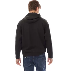 Sweatshirts|Hoodies*Emporio Armani Allover Lettering Hoodie in Black