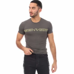 T-Shirts And Vests*Emporio Armani Crewneck T-Shirt in Grey