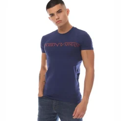 T-Shirts And Vests*Emporio Armani Crewneck T-Shirt in Blue