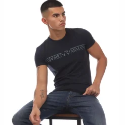 T-Shirts And Vests*Emporio Armani Crewneck T-Shirt in Navy