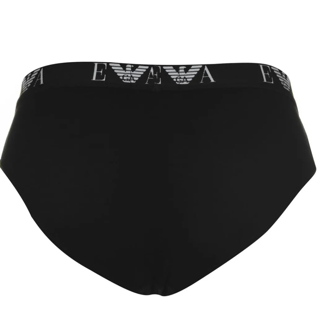 Underwear And Socks*Emporio Armani EA7 3 Pack Briefs in Black