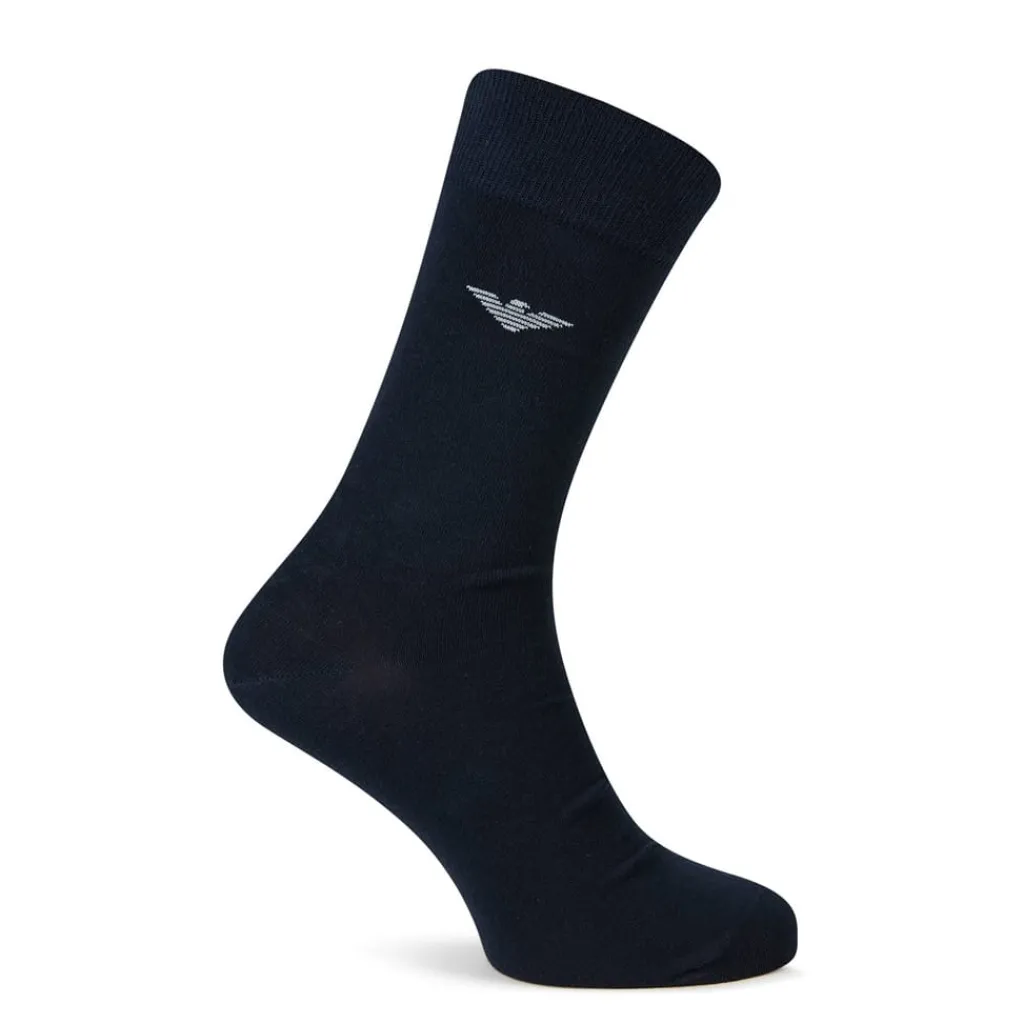 Underwear And Socks*Emporio Armani EA7 2 Pack Cotton Socks in White
