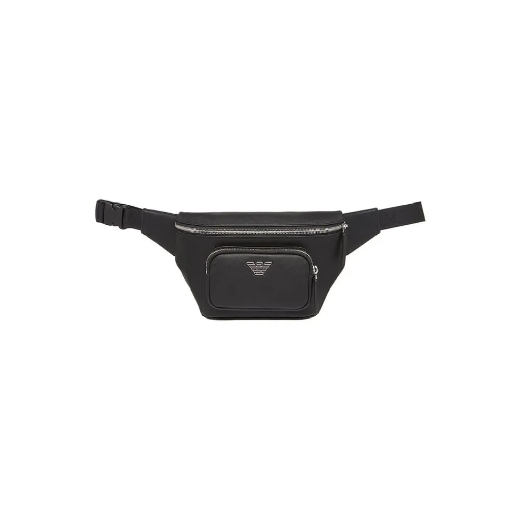 Bags*Emporio Armani EA7 Business Regenerated Bum Bag in Black