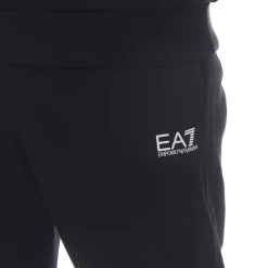 Tracksuits*Emporio Armani EA7 Core Identity Cotton Blend Tracksuit in Black