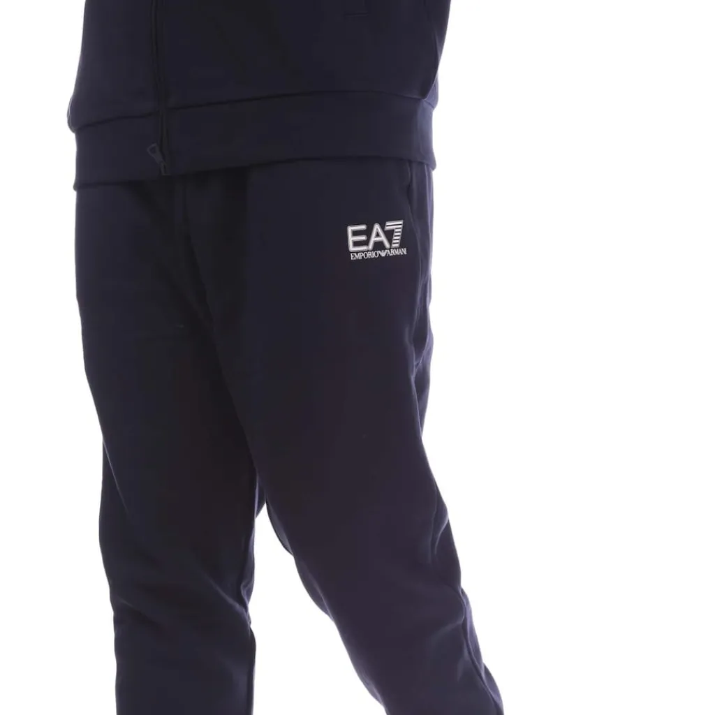 Tracksuits*Emporio Armani EA7 Cotton Blend Visibility Tracksuit in Navy