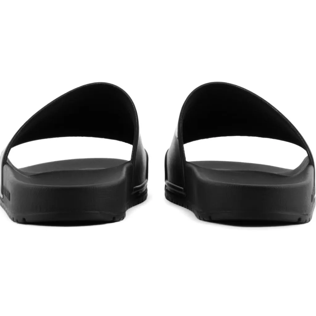 Beach Shoes*Emporio Armani EA7 Eagle Slides in Black