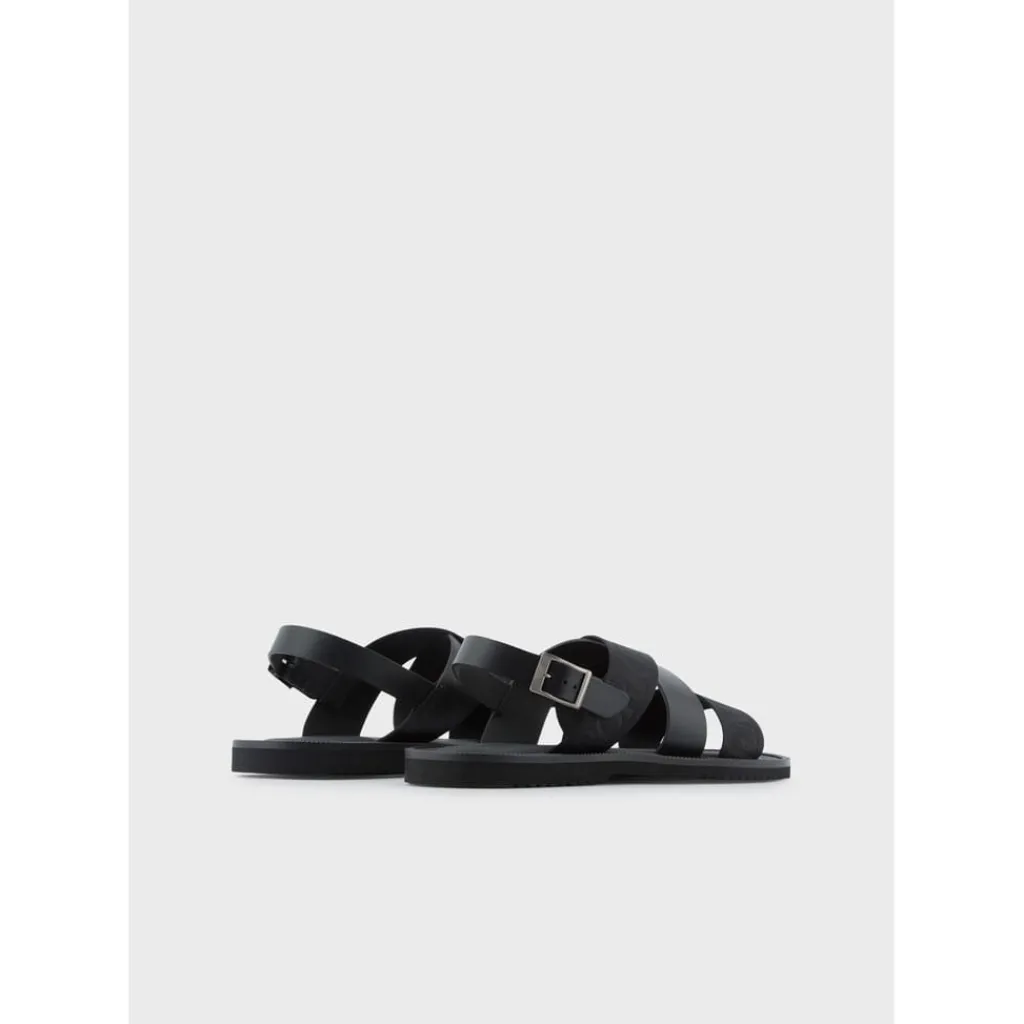 Beach Shoes*Emporio Armani EA7 Flatform Sandals in Black
