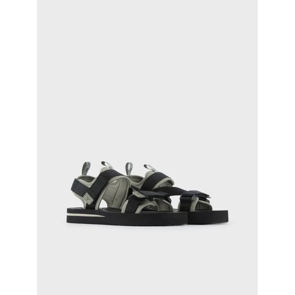 Beach Shoes*Emporio Armani EA7 Flatform Sandals in Purple