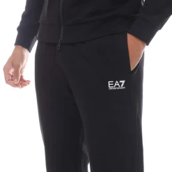 Tracksuits*Emporio Armani EA7 Full-Zip Tracksuit in Black