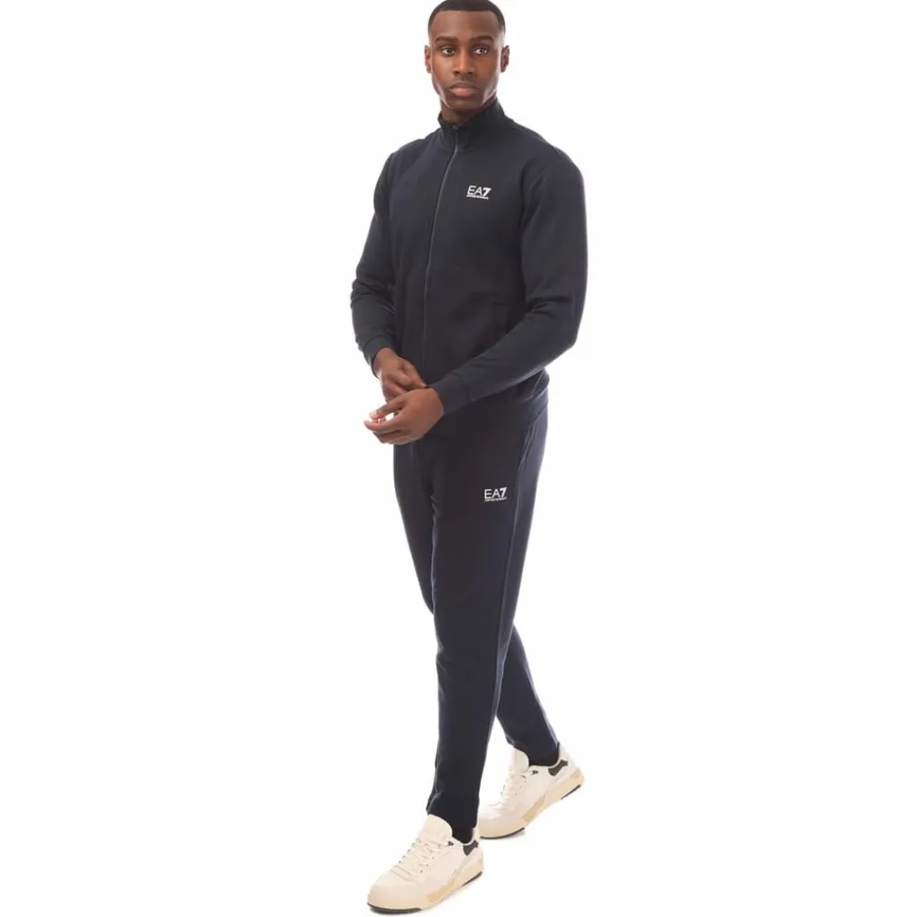 Tracksuits*Emporio Armani EA7 Full-Zip Tracksuit in Navy