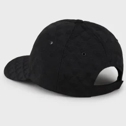 Caps-Hats*Emporio Armani EA7 Jacquard Baseball Cap in Black