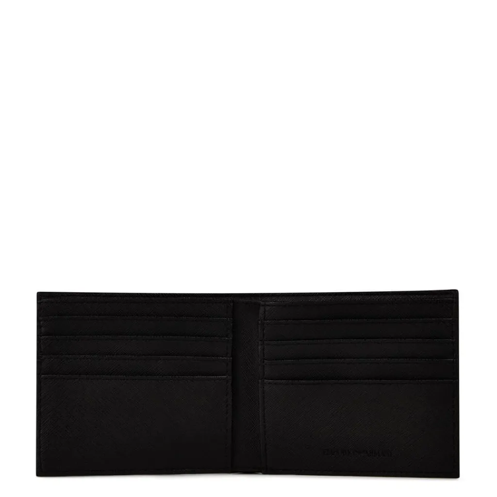 Wallets*Emporio Armani EA7 Logo Badge Cardholder in Black