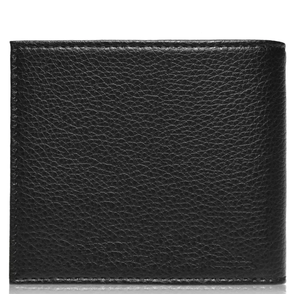 Wallets*Emporio Armani EA7 Logo Billfold Wallet in Black